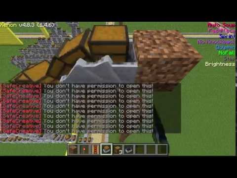 How to grief a creative plot server in minecraft - YouTube