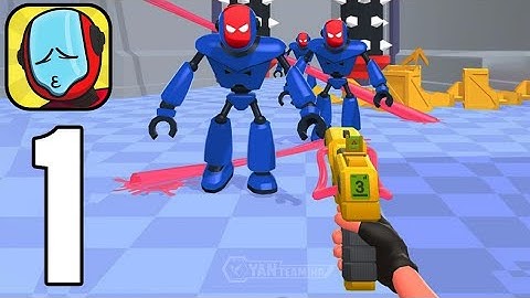 Tear Them All: Robot Fighting - Gameplay Walkthrough Part 1 Beat the evil robots (Android,iOS)