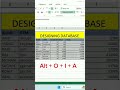 #excel database  how to design #एक्सेल में डेटाबेस कैसे डिजाइन करें in #excel tricks