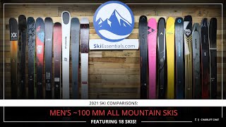 2021 Men's 100 mm Ski Comparison with SkiEssentials.com