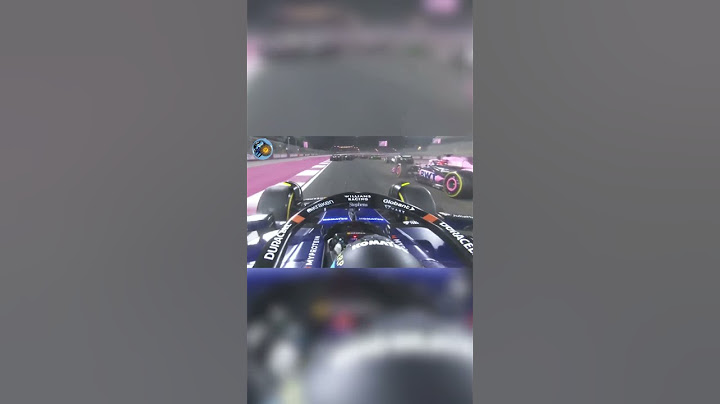 El accidente que termina perjudicando a Franco, desde su cámara onboard