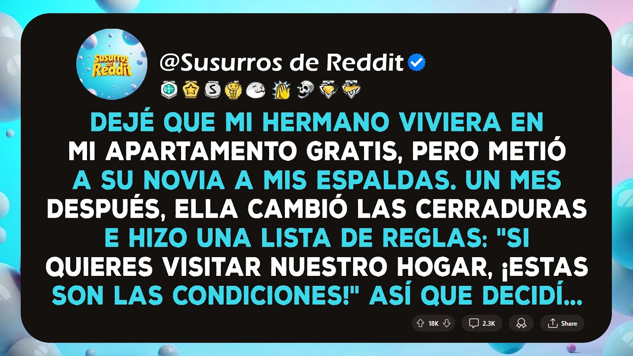 Dejé que mi hermano viviera en mi apartamento, pero metió a su novia. Ella cambió las cerraduras...