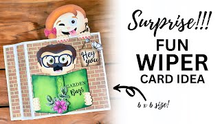 Double Trouble! Pop-Up Faces | Wiper Card Ideas!