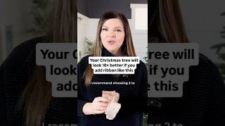 I’ve decorated many Christmas trees & this ribbon technique still feels like magic every time