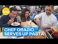 Chef Orazio serves up his famous shell pasta for Karl and Sarah | Today Show Australia