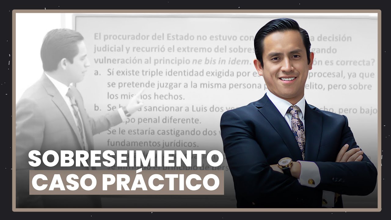 Jefferson Moreno resuelve caso práctico de sobreseimiento