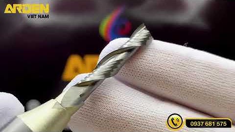 MŨI PHAY ROUTER CNC XOẮN 12.7x6x28x2T-U - ARDEN CHÍNH HÃNG