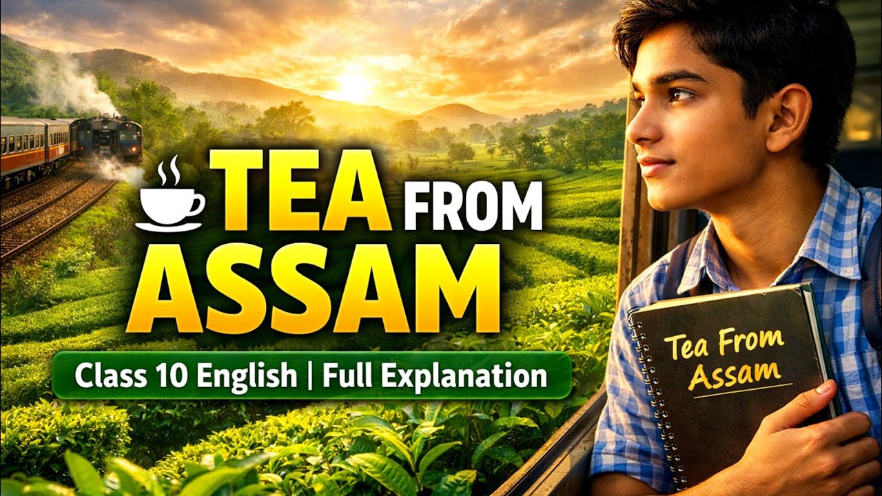 Tea From Assam Explained in Hindi | Class 10 English