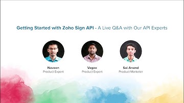 Getting started with Zoho Sign API