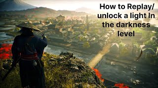 How to replay/unlock A light in the darkness level in rise of the ronin ( a happy memory trophy) screenshot 3