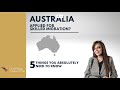 Applied For Australia Skilled Migration?  5 Things You Absolutely Need To Know