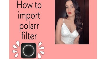 How to import polarr filters from polarr codes