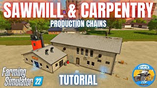 GUIDE TO THE SAWMILL & CARPENTRY BUILDING - Farming Simulator 22 screenshot 5