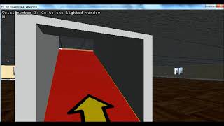 A Sample trial of Virtual Reality Navigation test