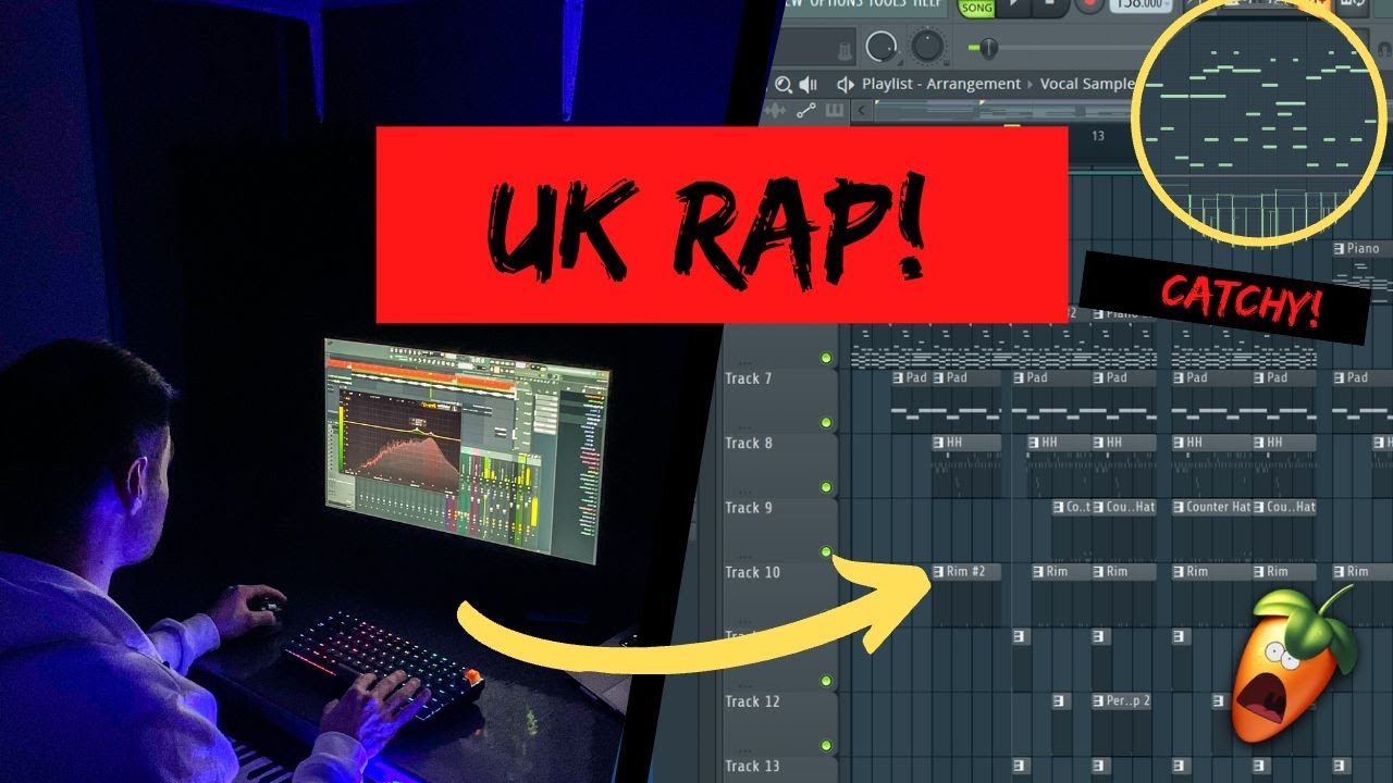 HOW TO MAKE A UK RAP BEAT from SCRATCH FL Studio Drill Tutorial YouTube