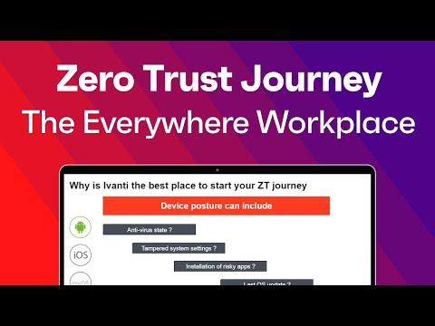 Security Webinar: Navigating the Zero Trust Journey for Today's Everywhere Workplace