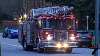 Burnaby Fire Department - *Old* Engine 32 Responding