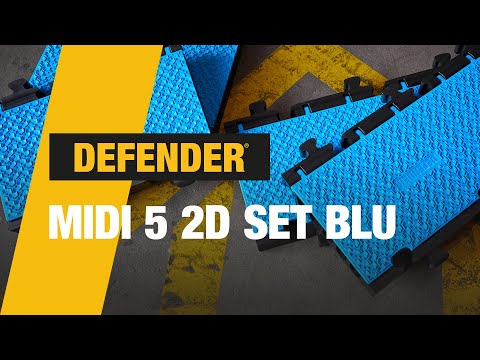 DEFENDER MIDI 5 2D SET BLU - Modular System for barrier-free accessibility