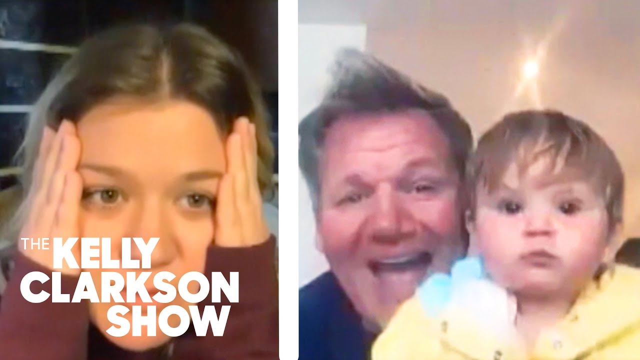 Gordon Ramsay's Precious 1-Year-Old Crashes Interview With Kelly (And Gives Her Baby Fever)