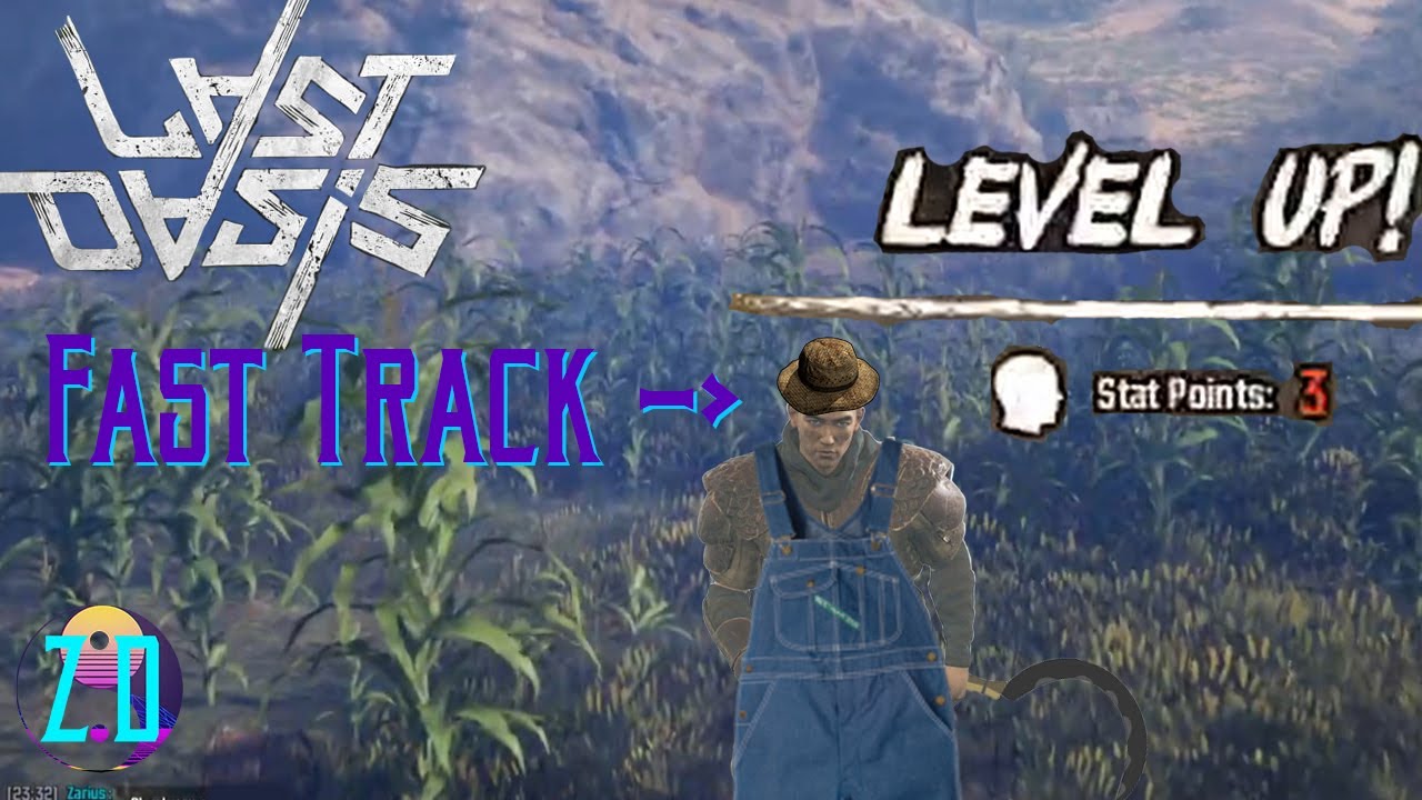 Last Oasis FAST TRACK PLAYER LEVEL! and funny video forget combat become a farmer