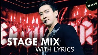 Romeng 슈퍼주니어 Super Junior - I Think I Stage Mix With Lyrics 무대 교차편집