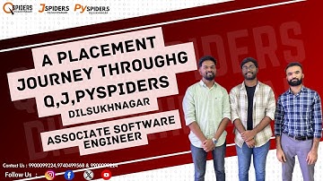 A Placement journey through Q,J,Pyspiders dilsukhnagar |  4.8LPA |Associate  software  Engineer |
