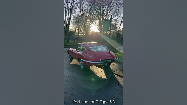 🇬🇧 First drive after 18 months bare metal restoration for this Jaguar E-Type 3.8 Fixed Head Coupe