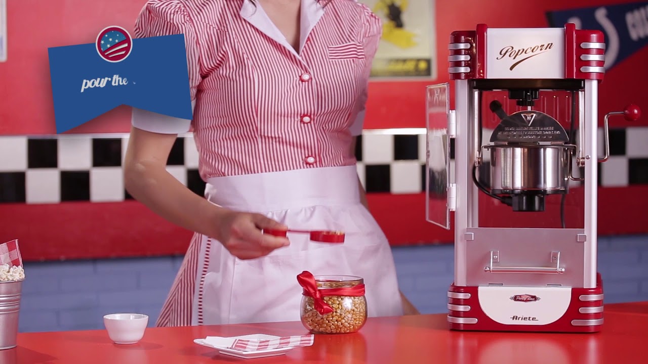 Retro Popcorn Machine XL - YouTube