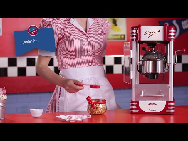 Retro Popcorn Machine XL - YouTube