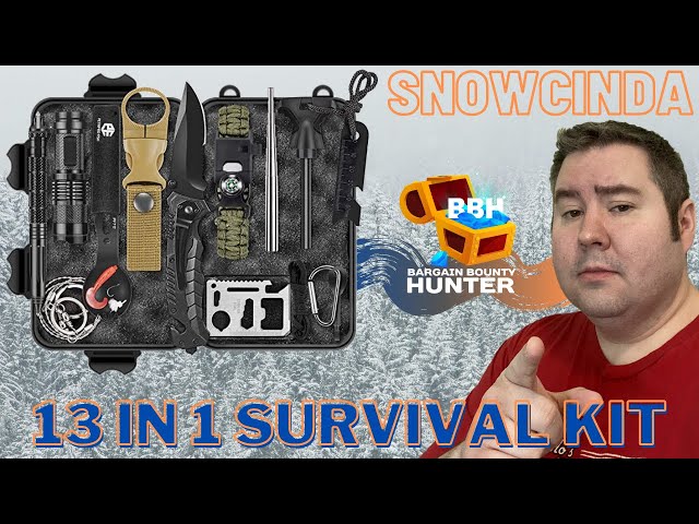 Tactical Wild adventure 13 in 1 Emergency Survival Kit