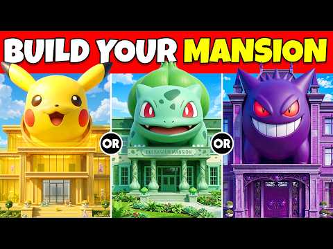Would You Rather...? Pokémon Challenge ⚡ Build Your Dream Pokémon House 🏠💎 Gekko's Quiz
