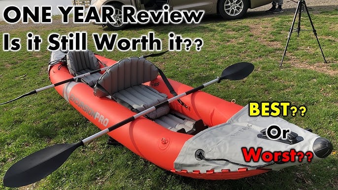 INTEX Excursion PRO Kayak Review ( The Best Budget Inflatable Kayak ) 