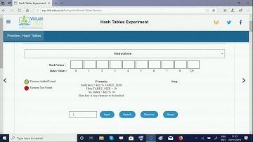 Hash Tables Demonstration