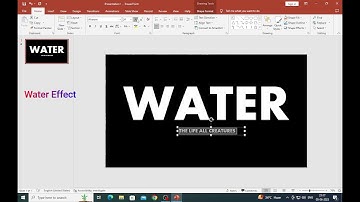 Creating Stunning Water Effects in Microsoft PowerPoint || S.J.INSTITUTION COMPUTER