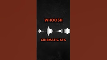 Thumbnail of Cinematic Whoosh Sound FX (FREE)  #soundeffects #cinematic #filmmaking #whoosh   #animation