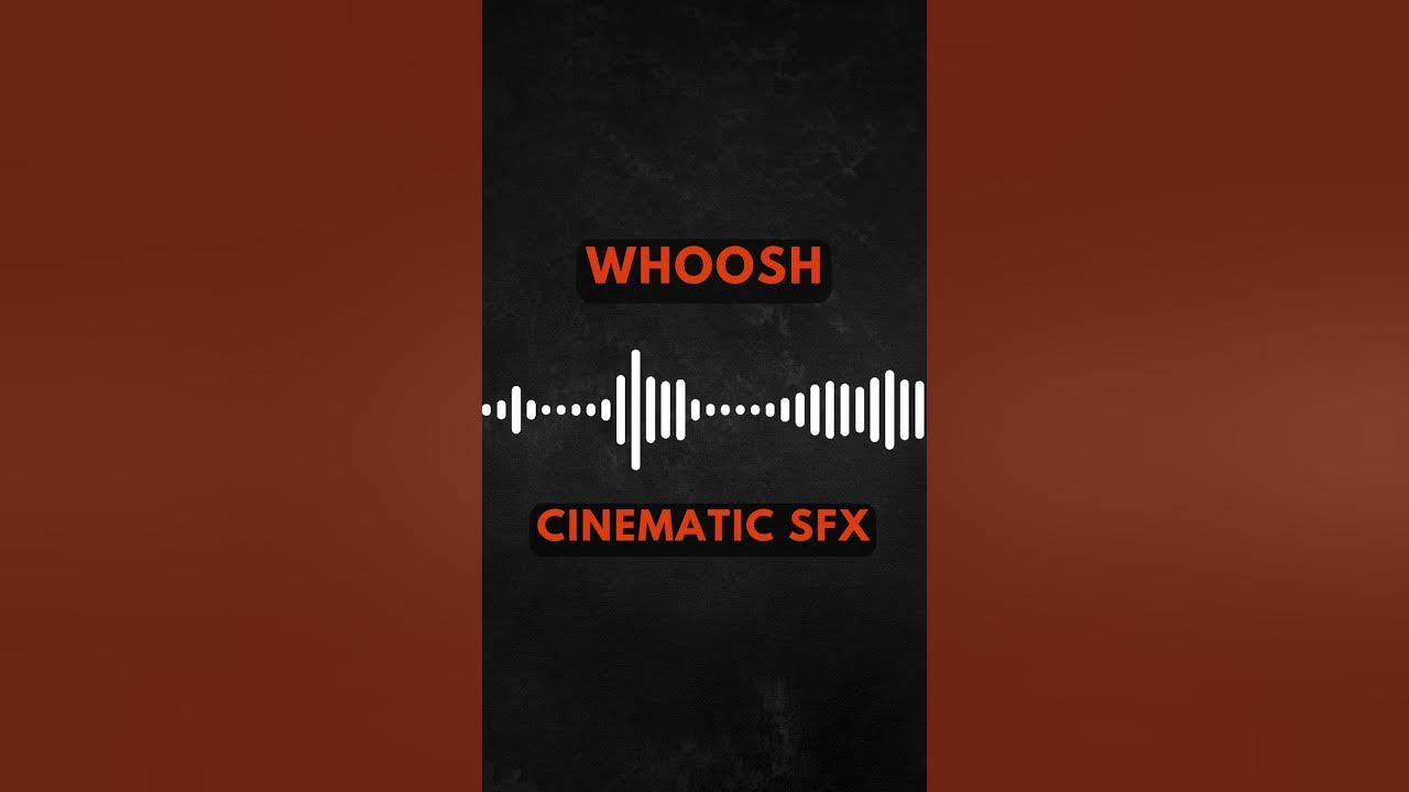 Cinematic Whoosh Sound FX (FREE)  #soundeffects #cinematic #filmmaking #whoosh   #animation