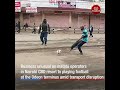 Business unusual as matatu operators in Nairobi CBD resort to playing football at the Odeon terminus
