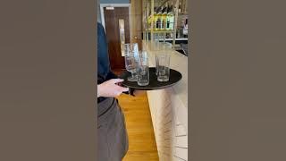 How to Carry a Tray of Drinks - Hospitality Skills 5