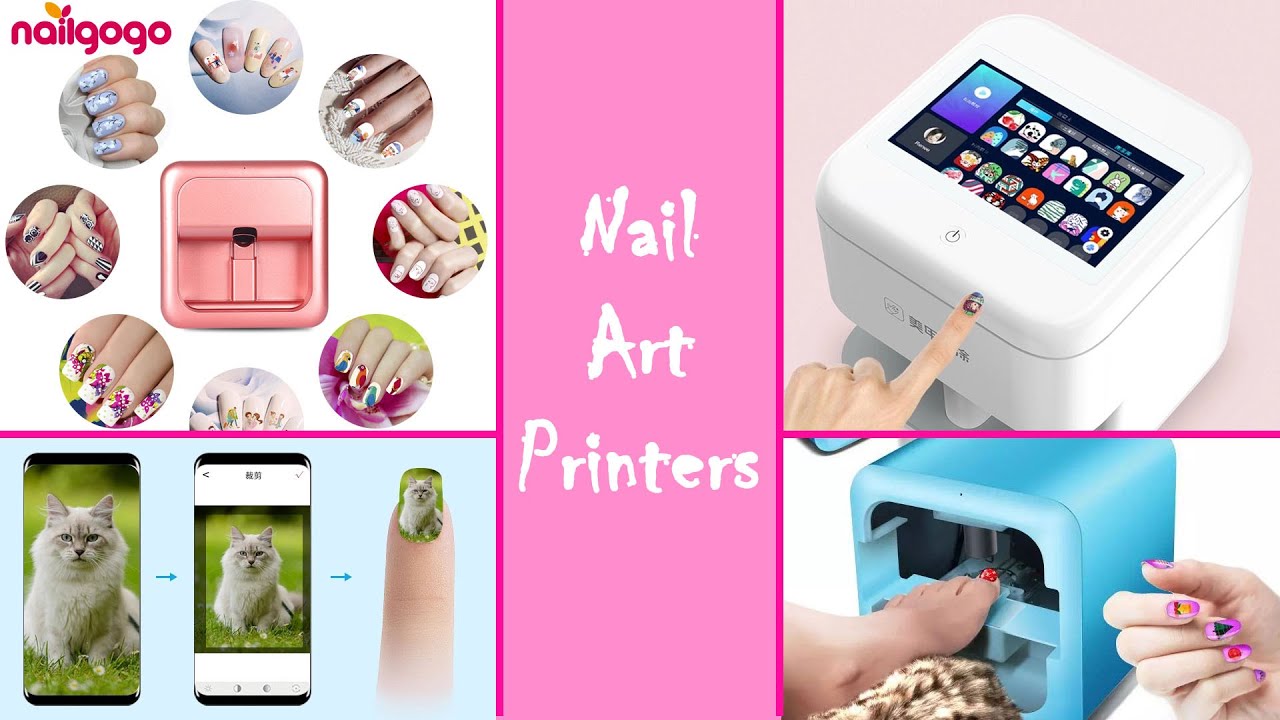nail art printer machine, finger nail printer, digital nail art printer,  finger nail art printing 