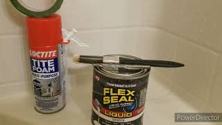 Easiest way to fix repair crack in bath shower bottom tray pan Flex Seal how to DIY save thousands! by Hillbilly Gym 340,690 views 3 years ago 12 minutes, 42 seconds