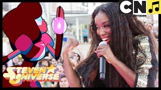Video thumbnail of "Steven Universe | Stronger Than You - Estelle Performs LIVE (MUSIC VIDEO) | Cartoon Network"