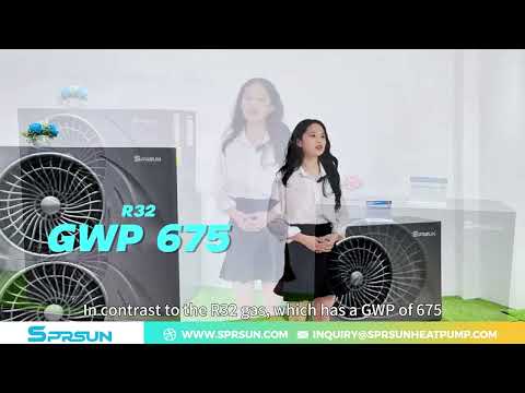 🔥SPRSUN R290 Greenergy Series🔥 - 6-15KW Ultra-quiet DC Inverter Air Source Heat Pumps - video thumbnail