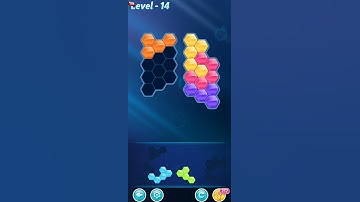 BLOCK! Hexa Puzzle! Semi-pro Level 14 (Rotate) - Lösung Solution Walkthrough