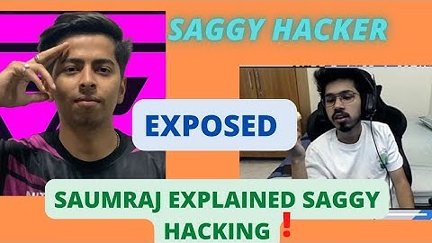 SAUMRAJ EXPOSED SAGGY ! NEW TYPE OF HACKING IN IPHONE ! Saumraj