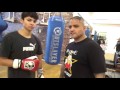 ryan garcia hard hitting boxing standout killing the heavybag EsNews Boxing