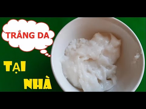 Mặt nạ làm trắng da bằng gạo rất dễ làm mà hiệu quả cao