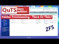 Best Volume Type For QuTS Hero - ZFS Shared Folders And Snapshots.