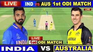 Live: IND Vs AUS, 1st ODI, Mohali | Live Scores and Commentary | India Vs Australia | Last 12 Overs