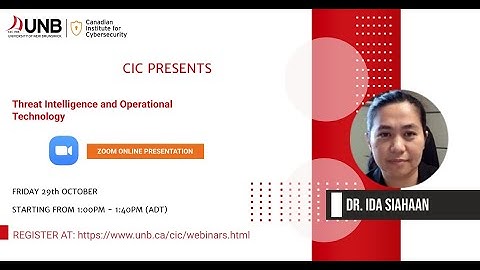 Threat Intelligence & Operational Technology by Dr. Ida Siahaan
