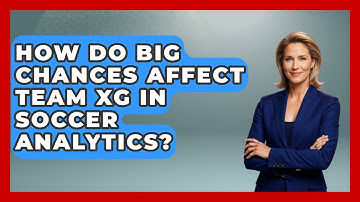 How Do Big Chances Affect Team xG In Soccer Analytics? - Soccer Stats Vault